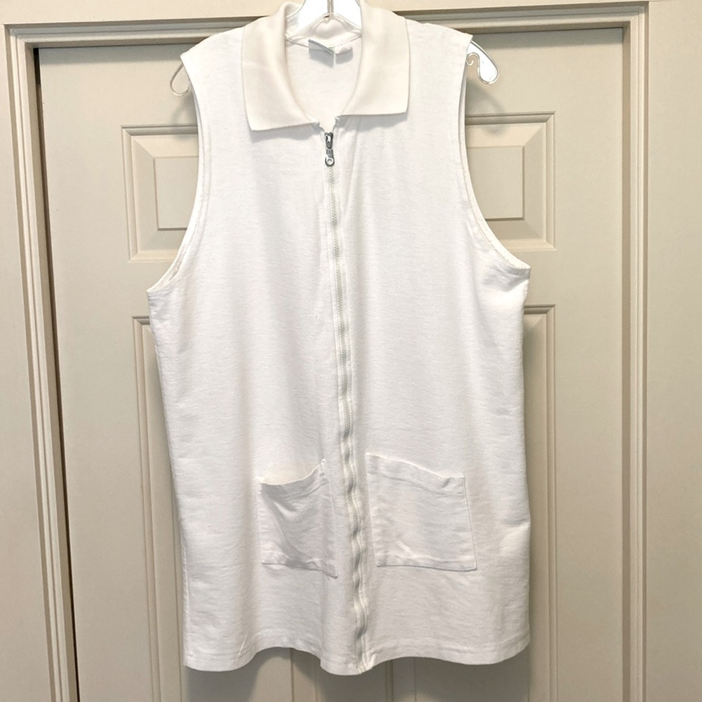 Vintage white swimsuit coverup size L/XL